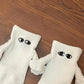 Hand in Hand Socks for Friends, Couples, and "It's Complicated"