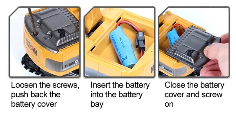 RC Model Excavator Toy