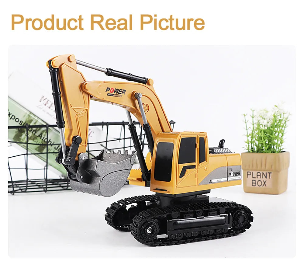 RC Model Excavator Toy