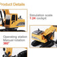 RC Model Excavator Toy