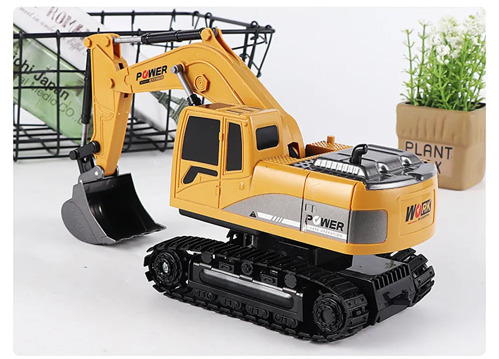 RC Model Excavator Toy