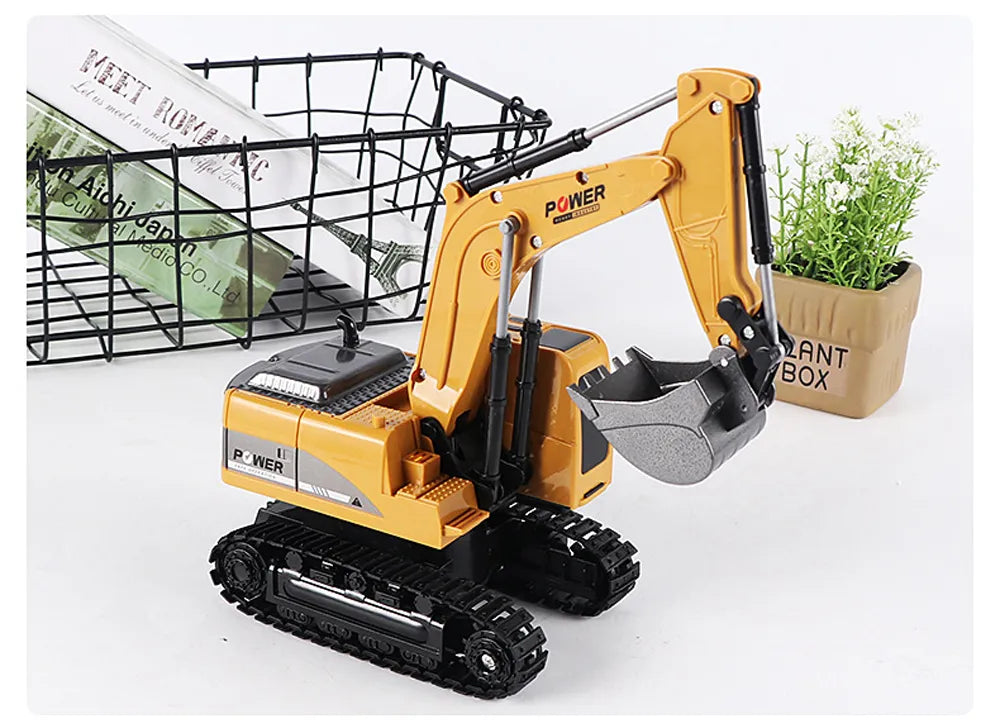 RC Model Excavator Toy