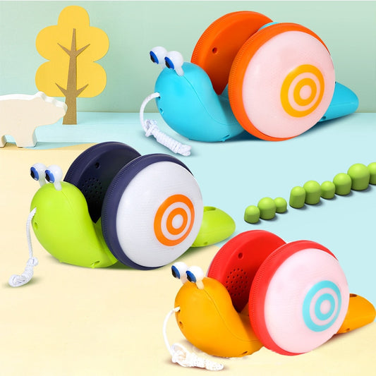 Pull String Snail Toy