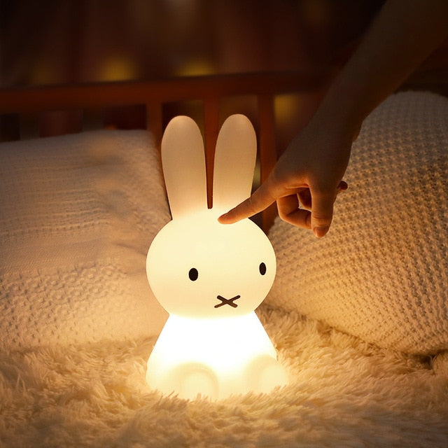 Kawaii Miffy Lamp (3D Printed, Rechargeable)